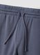 Grey cotton-blend joggers, regular fit_2