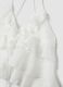 White ruffle top with thin straps_5