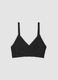 Black stretch-fabric bra with removable cups_4