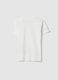 Boys' regular fit white pure cotton T-shirt with print_4