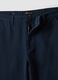 Pantaloni chino blu in puro cotone barrel fit_1