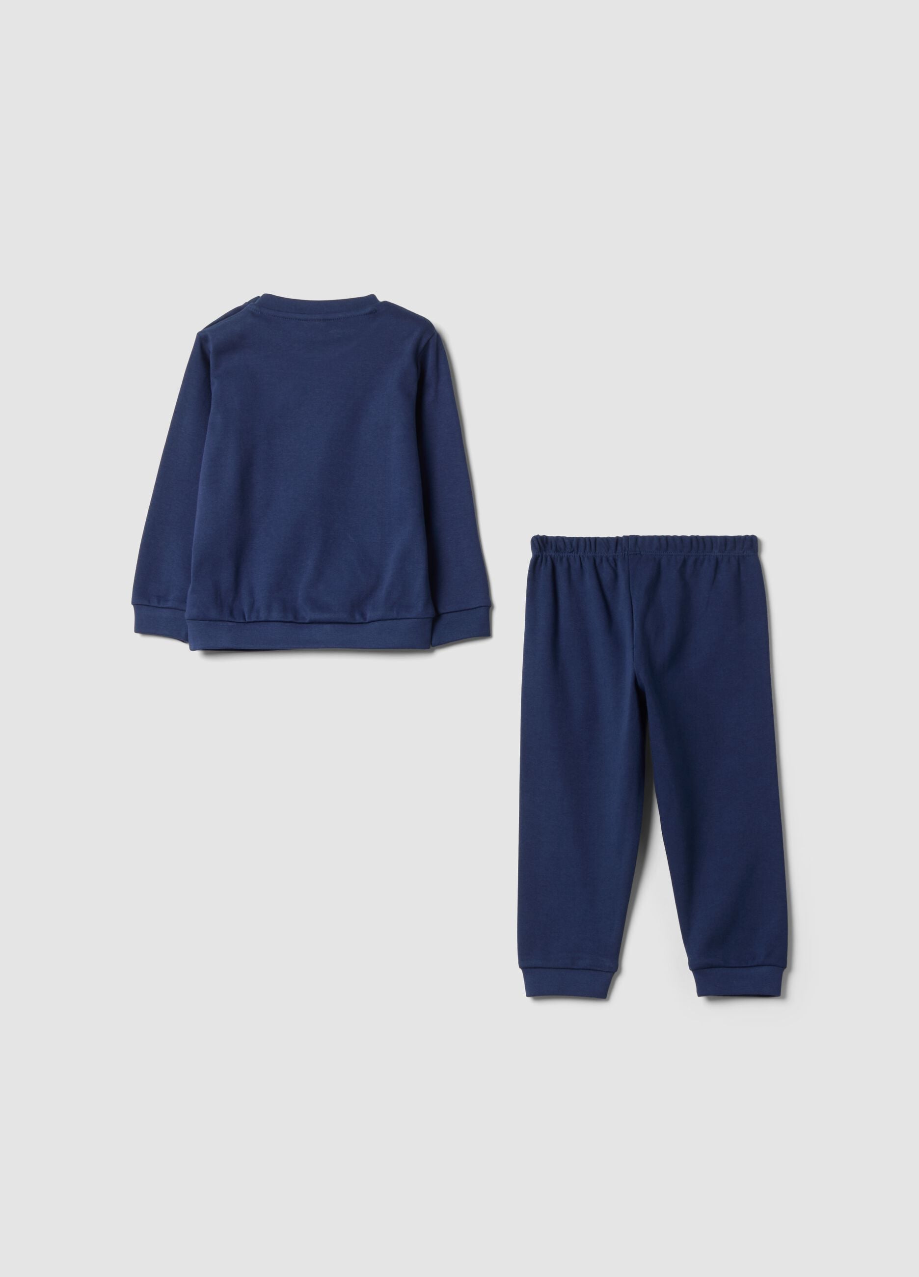 Blue Mickey-themed pyjamas in pure organic cotton