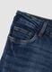 Blue bootcut denim jeans in stretch cotton_5