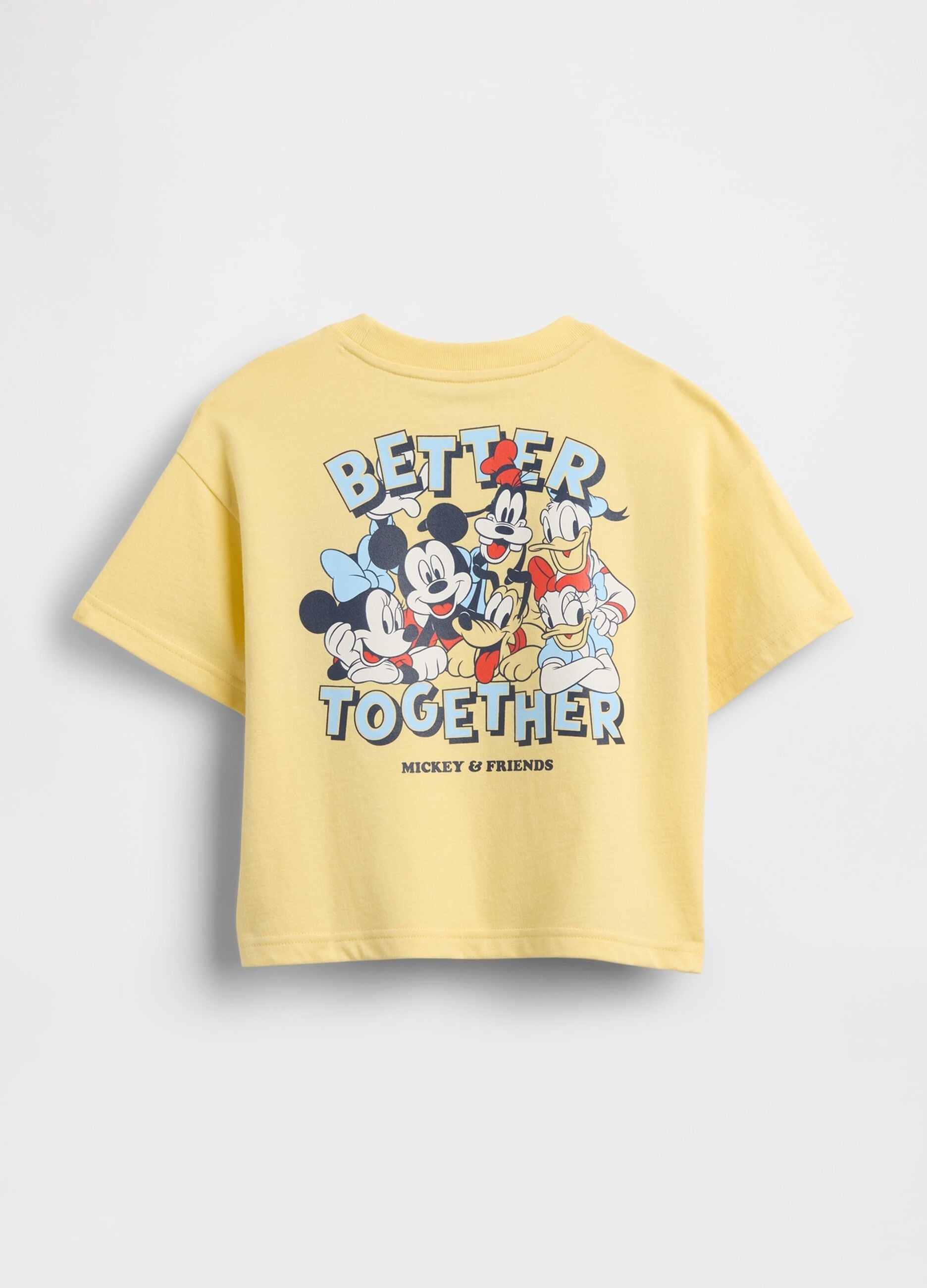 Pure cotton short-sleeve T-shirt with print