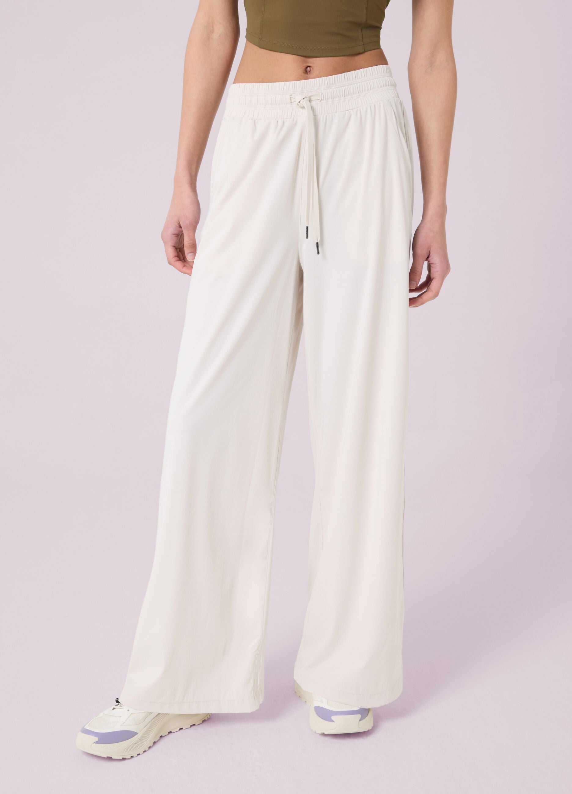 ALTAVIA STUDIO wide-leg trousers with drawstring
