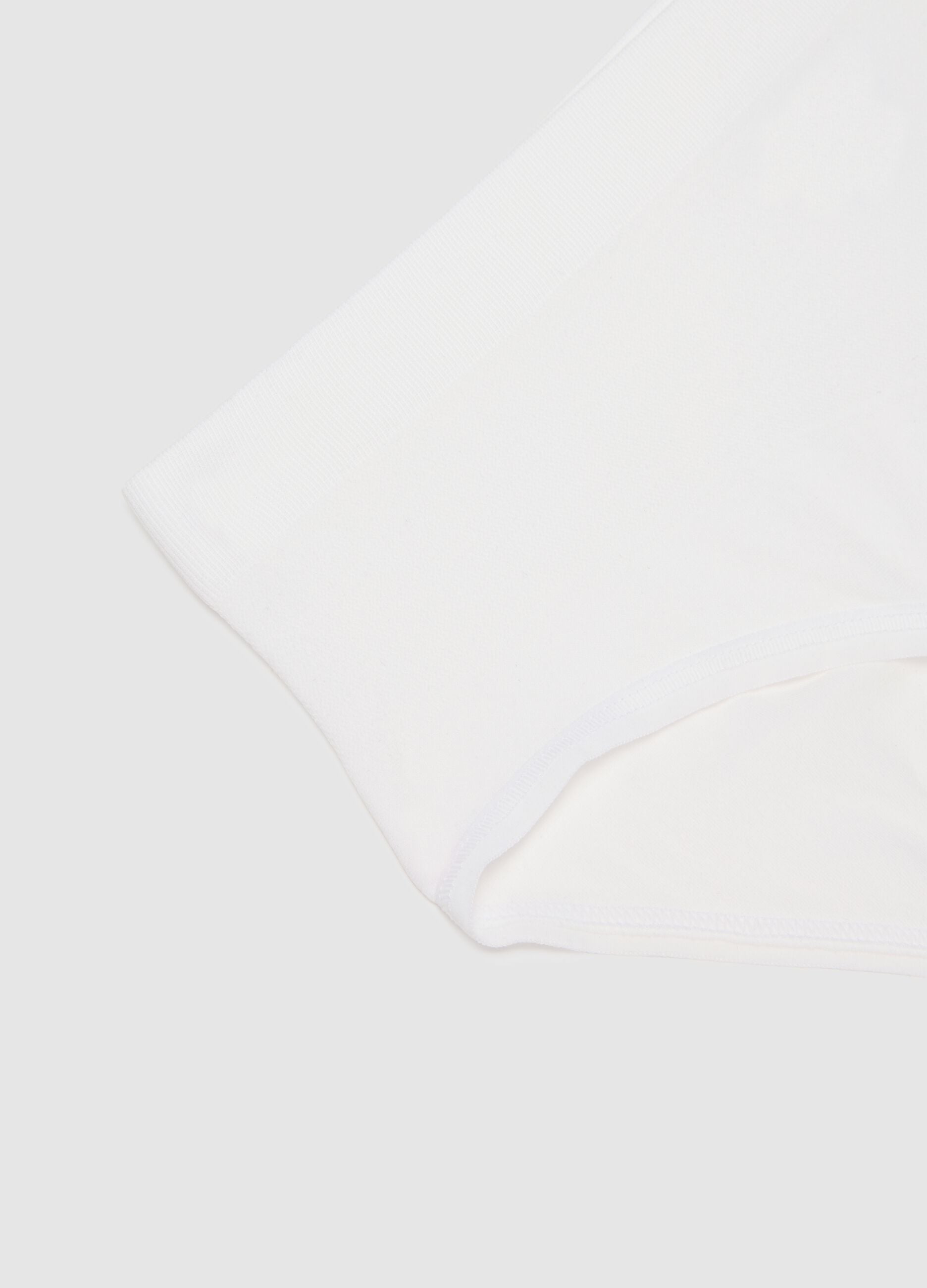 White stretch blend brief regular fit