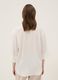 White viscose-blend blouse, regular fit, with Mandarin collar_2