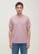 Purple mercerised pure cotton regular-fit crew-neck T-shirt_2