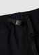 Blue pure cotton baggy-fit shorts with elasticated waistband_5