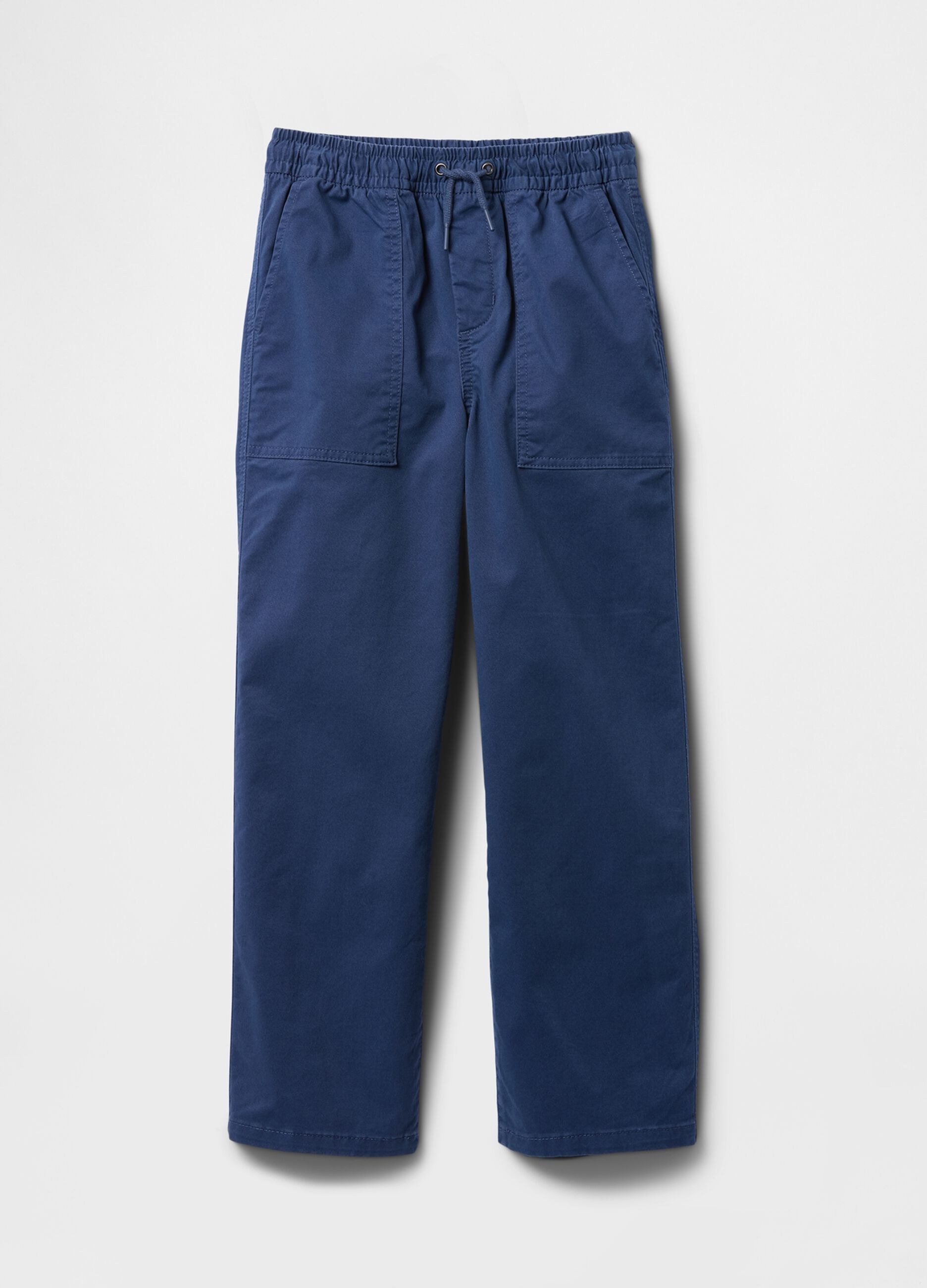 Children's blue long trousers