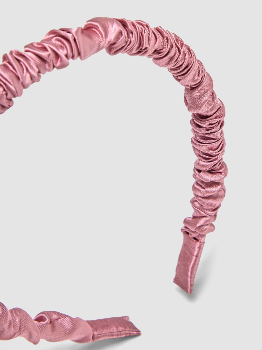 SINCERELY HAIR Mauve Satin Headband_2