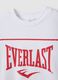 Pure White Cotton T-shirt Regular Fit with Everlast Print_5