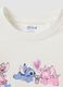 White stretch cotton T-shirt with Lilo & Stitch print, regular fit_2
