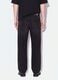 Black denim wide-leg jeans in pure cotton_2