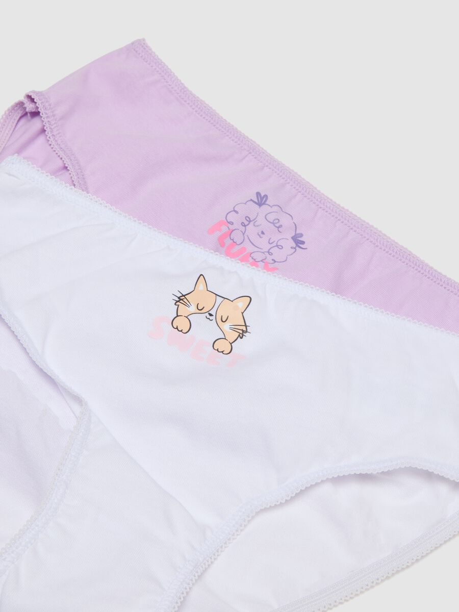 Multipack of comfortable multicolor pure cotton panties for girls_3