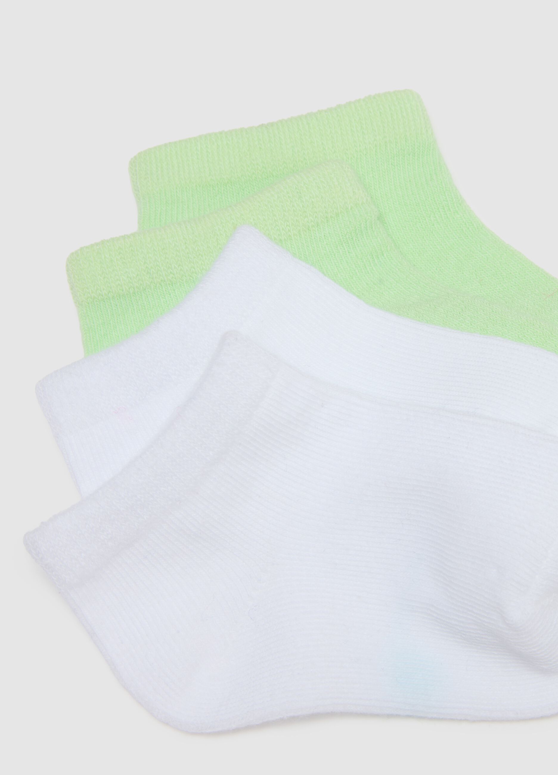 Multipack of multicolour cotton blend baby socks
