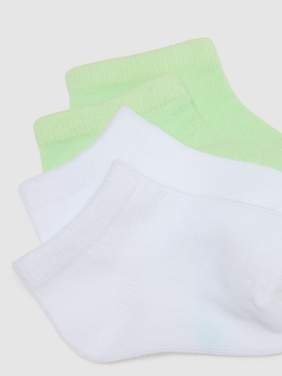 Multipack of multicolour cotton blend baby socks_2
