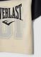 Beige kids&rsquo; short-sleeve V-neck oversized T-shirt_3