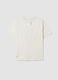 White pure cotton crew-neck T-shirt with PlayStation print_2