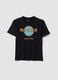 Black pure cotton T-shirt with Hard Rock Cafe print, regular fit_0