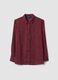 Red polka-dot shirt with classic collar, regular fit_4