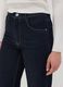 High-waisted wide-leg blue denim jeans in pure cotton_3