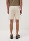 White cotton chino Bermuda shorts_2