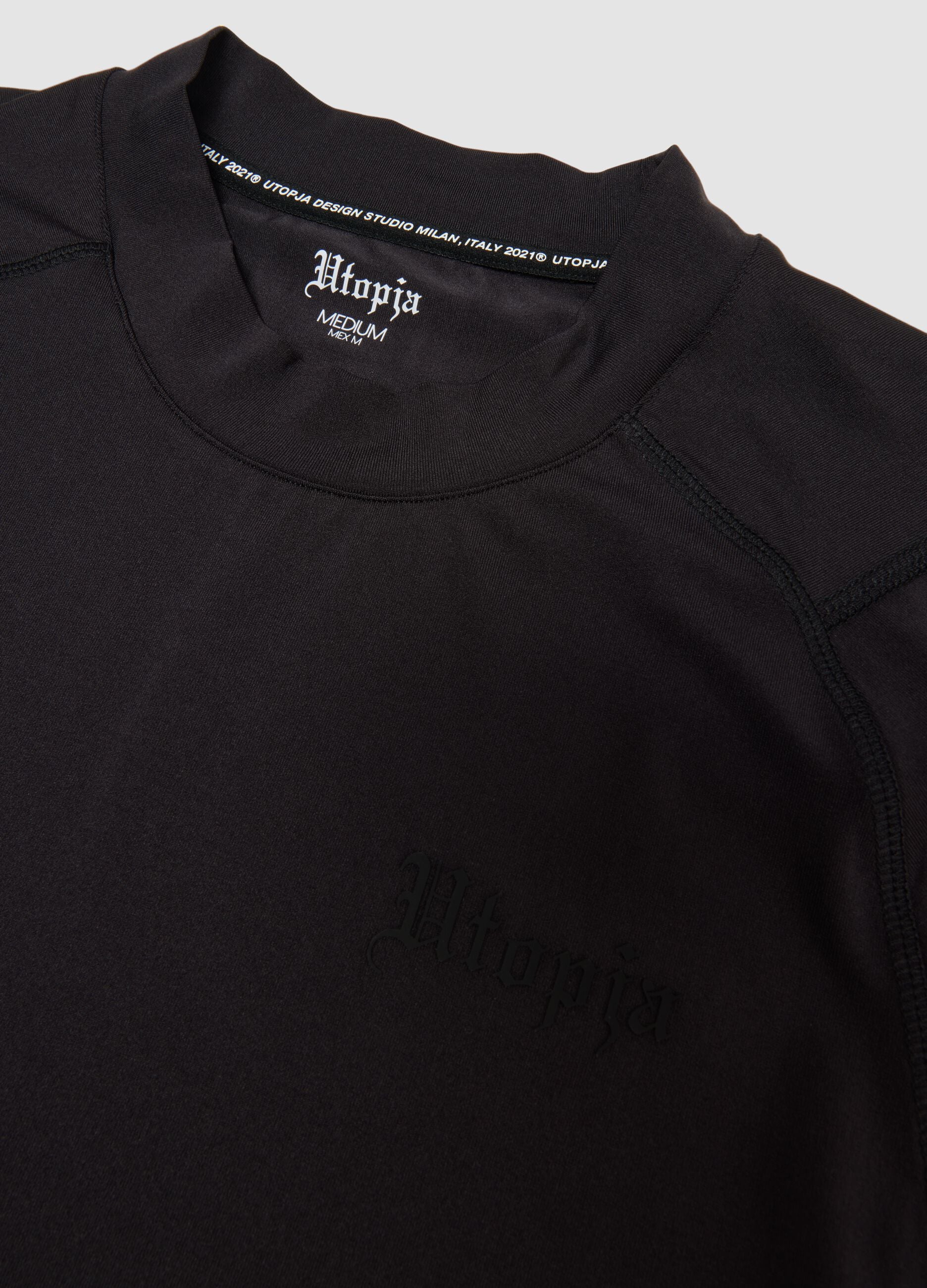 Fitted Technical T-shirt &ndash; Black