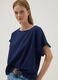 Blue pure cotton blouse_2