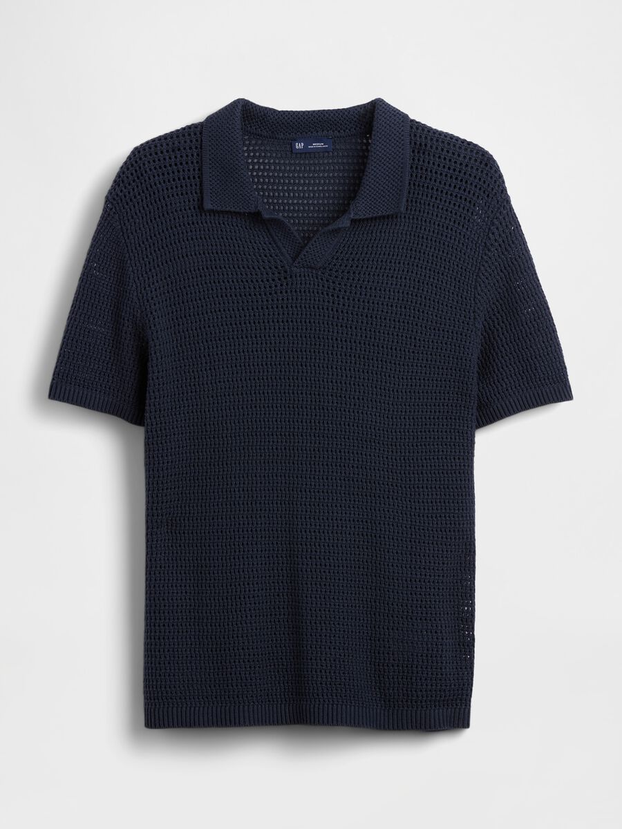 Pure cotton short-sleeve polo shirt_2