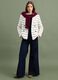 Blue wide-leg stretch cotton jeans_0