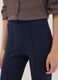 Blue slim-fit stretch viscose leggings_3
