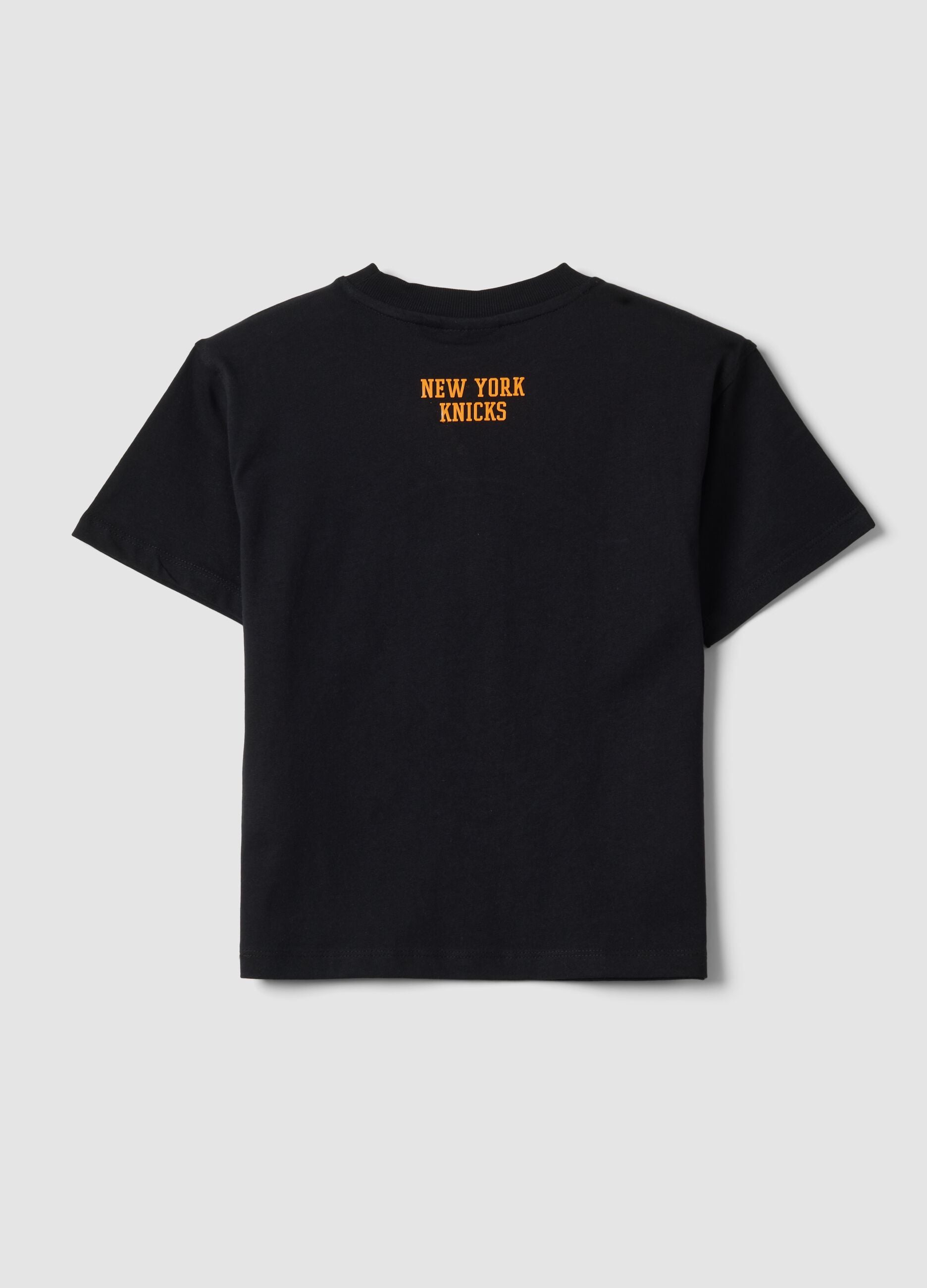 Black short-sleeved pure cotton T-shirt