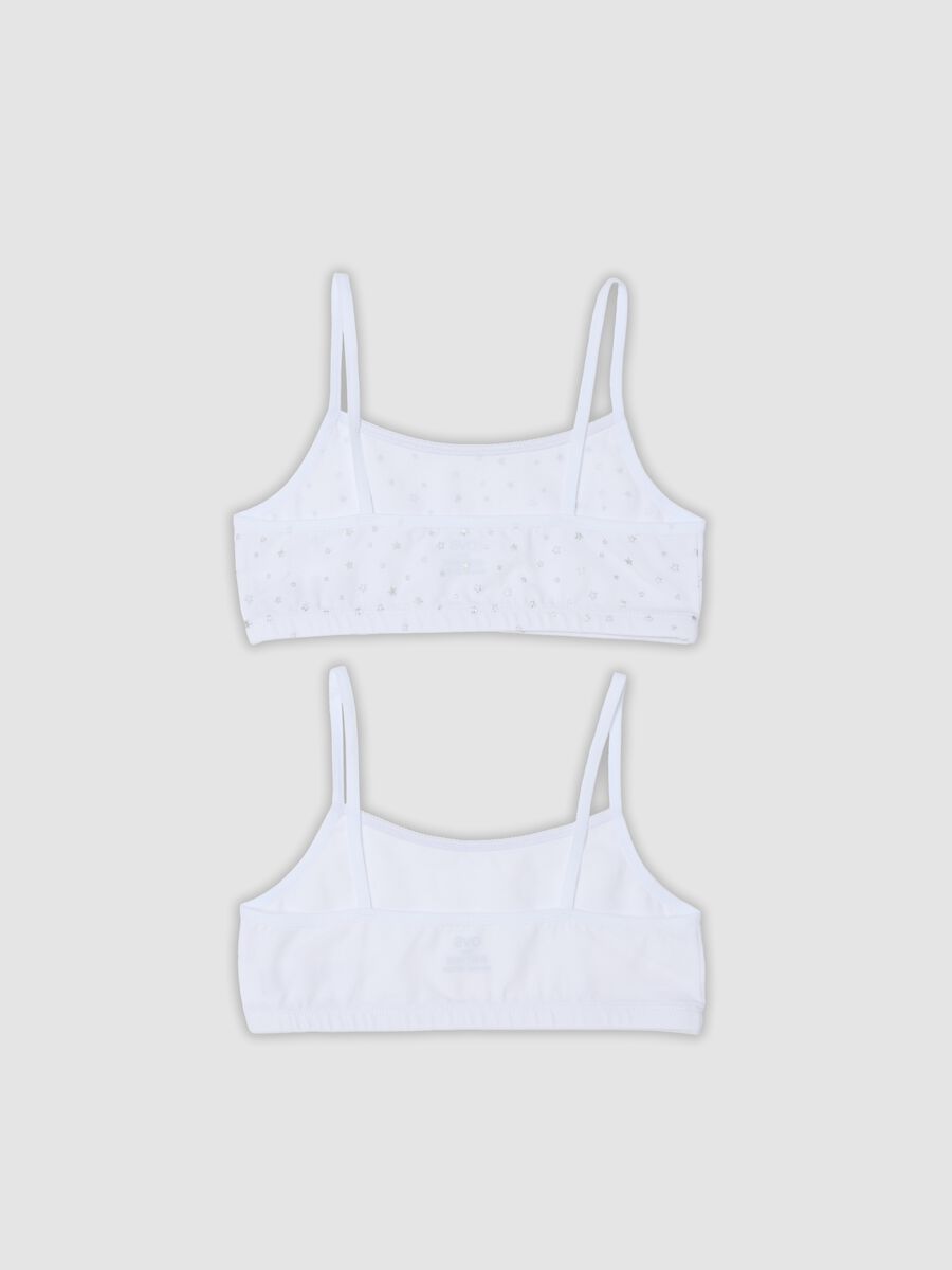 2-pack of white organic stretch cotton bralettes for girls_1