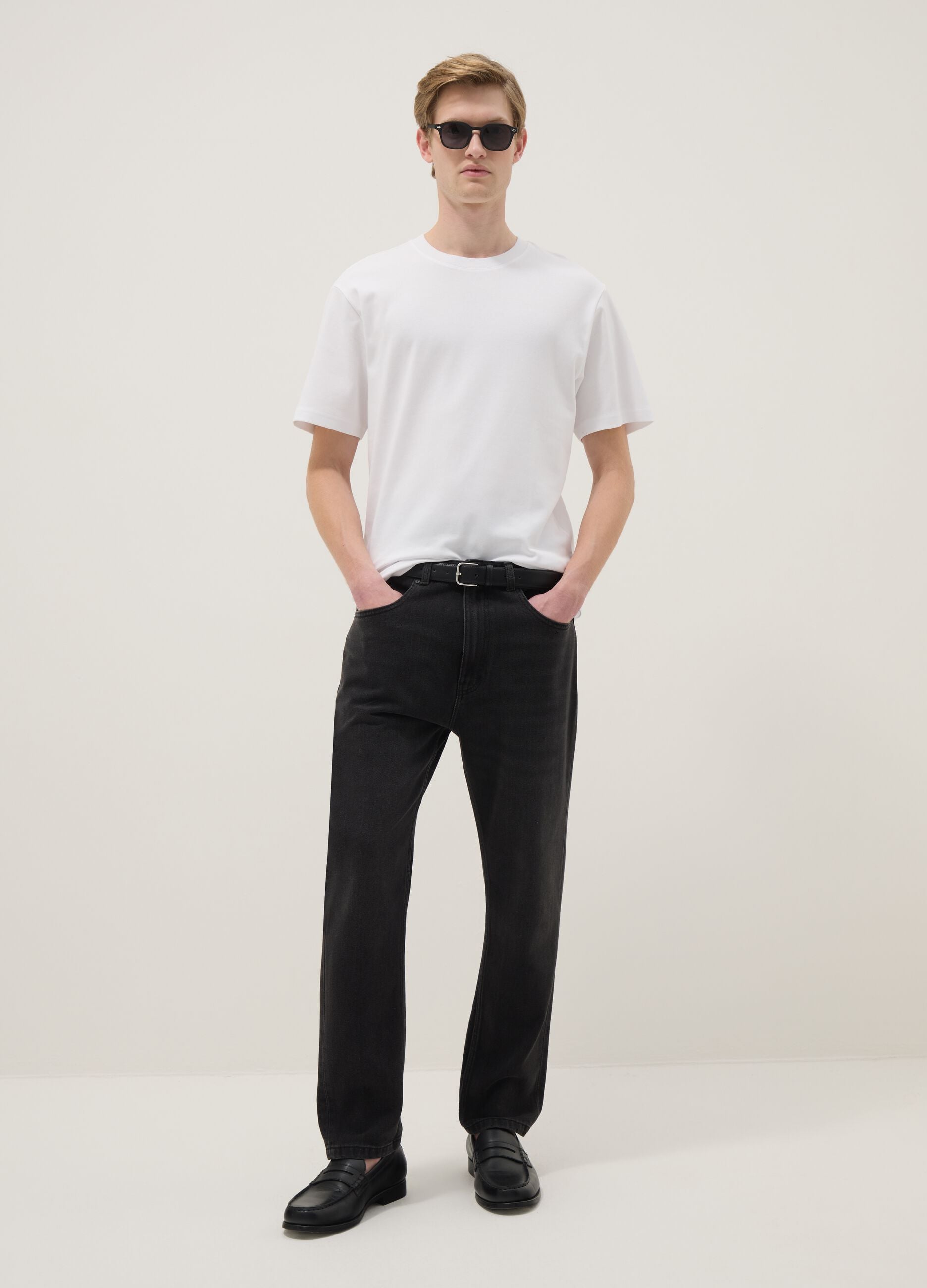 White Iconic Tee T-shirt in pure cotton relaxed fit