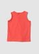 Red pure cotton vest top with print_1