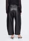 Barrel-fit shiny-effect trousers_6