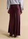 Long red skirt in pure viscose_3