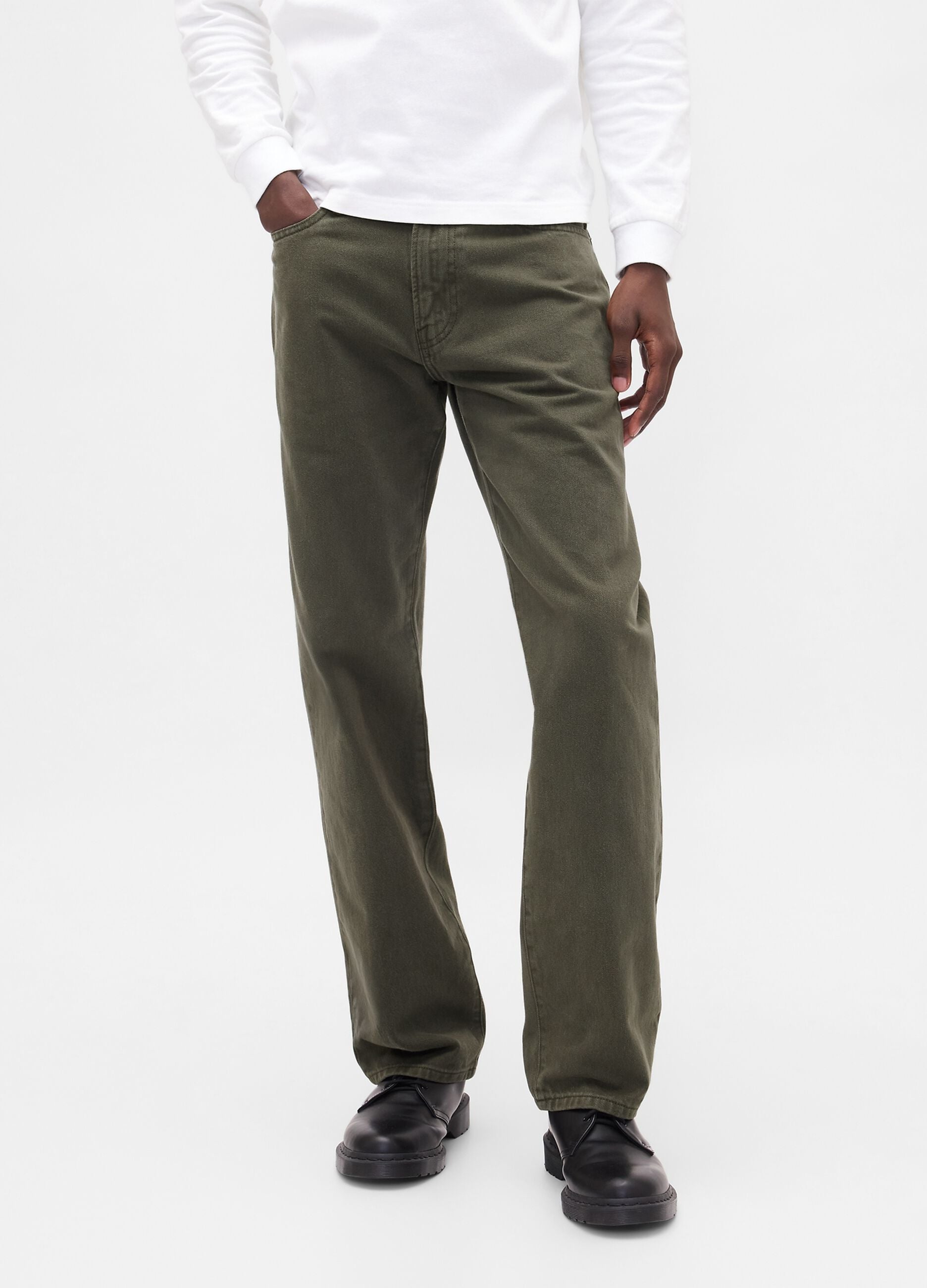 Green Cotton Trousers