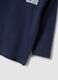Blue pure organic cotton T-shirt with print for boys_3
