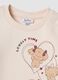 Beige pure cotton printed crew-neck sweatshirt_2