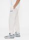 Beige jogger trousers in cotton and polyester blend_4