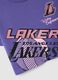 Girls' Stretch Cotton Purple Boxy Fit Lakers T-shirt_3