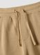 Beige cotton-blend cargo joggers for boys_2