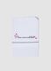 White pure cotton sheet for crib and cot bed_0