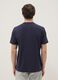 Blue pure cotton regular-fit short-sleeve T-shirt_3