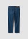 Blue denim jeans in cotton and viscose blend, regular fit_2