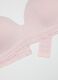 Pink Triangle Bra in Stretch Cotton with Padding_5