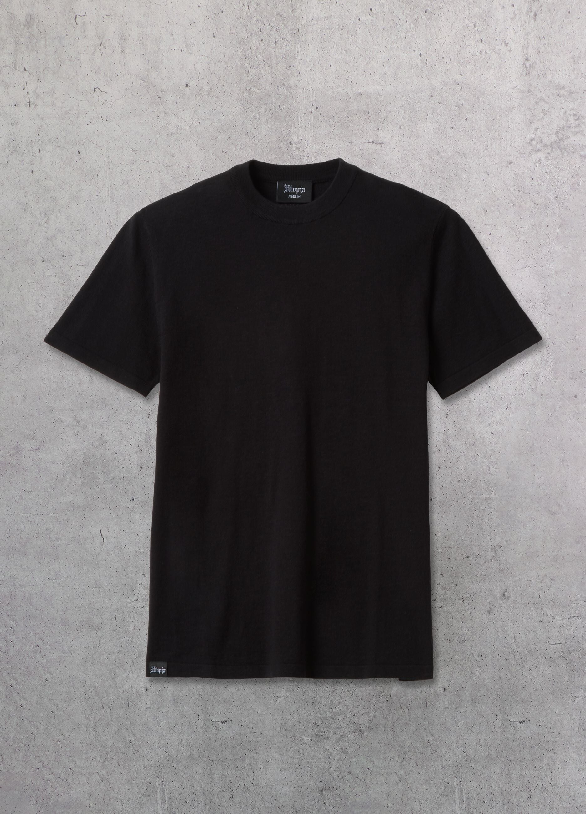 Black Knit T-shirt