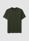 Green Supima Cotton Crew-Neck T-Shirt, Regular Fit_4